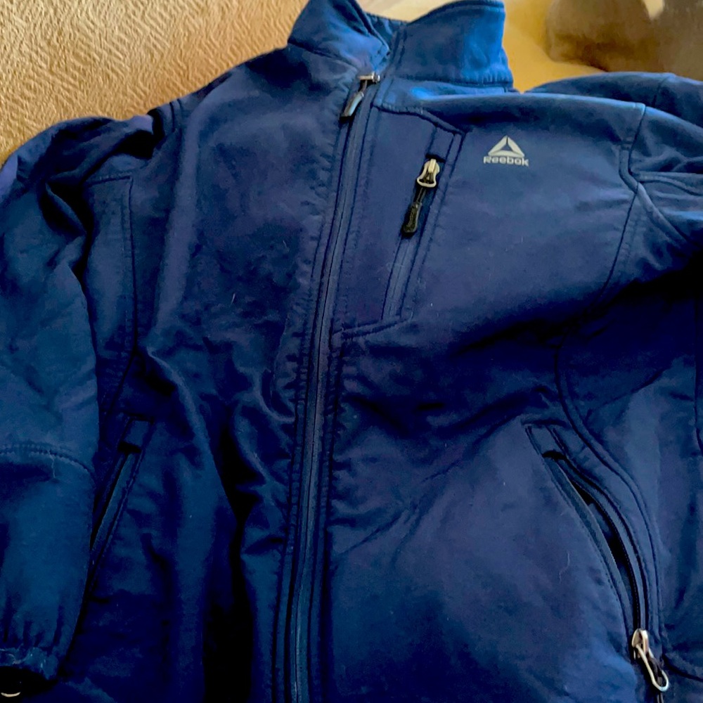 Thick Navy Blue Jacket barely worn.